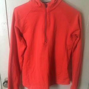 Nike Dri-Fit L Running quarter-zip fleece hoodie thumb holes